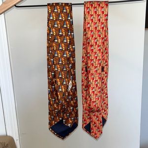 Two (2) ermenegildo Zegna ties